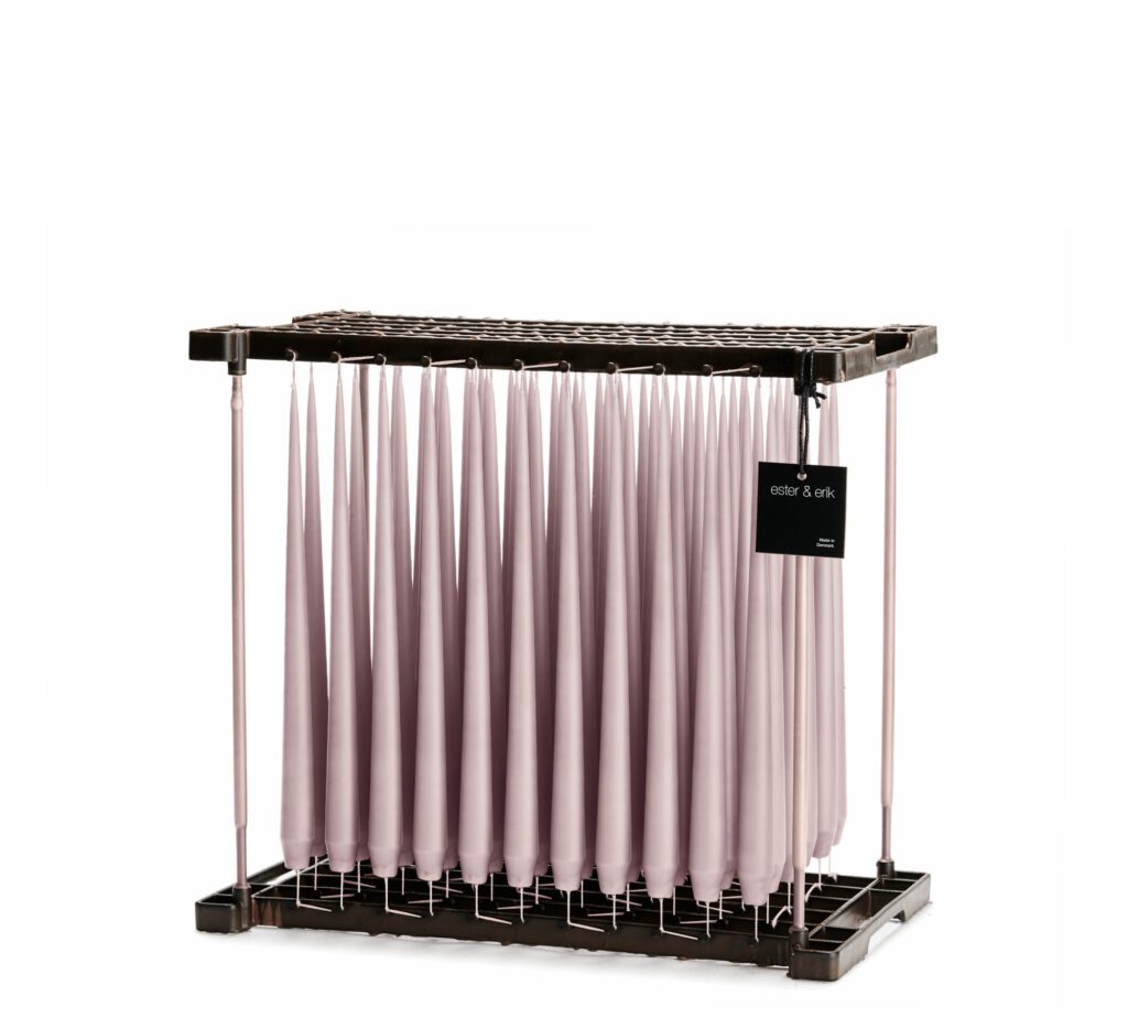 Ester & Erik Spitzkerze 32cm No. 52 "soft rose" matt