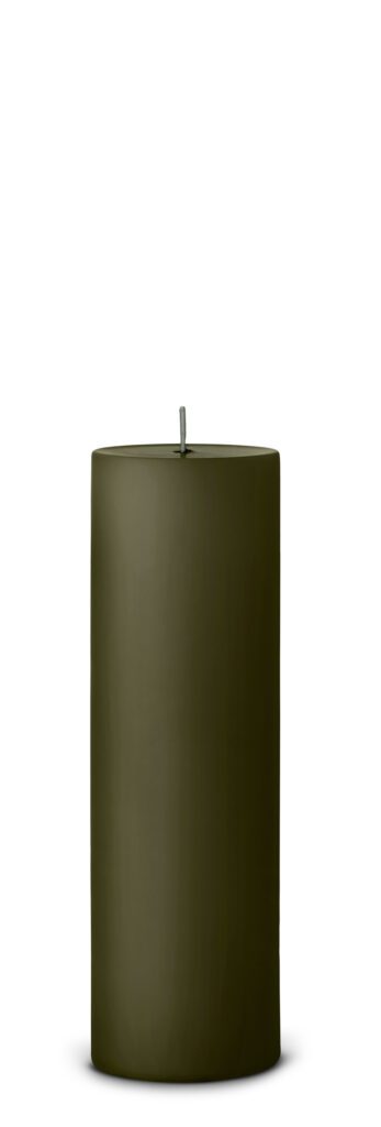 Ester & Erik Stumpenkerze D6cm, No. 63 "Deep Forest" matt