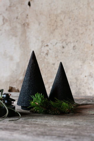 Lübech living //Papier Baum Weihnachtsschmuck in zwei Farben H16cm H13cm