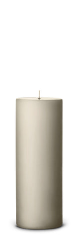 Ester und Erik Stumpenkerze D7cm H15cm No. 22 "Linen Grey" matt